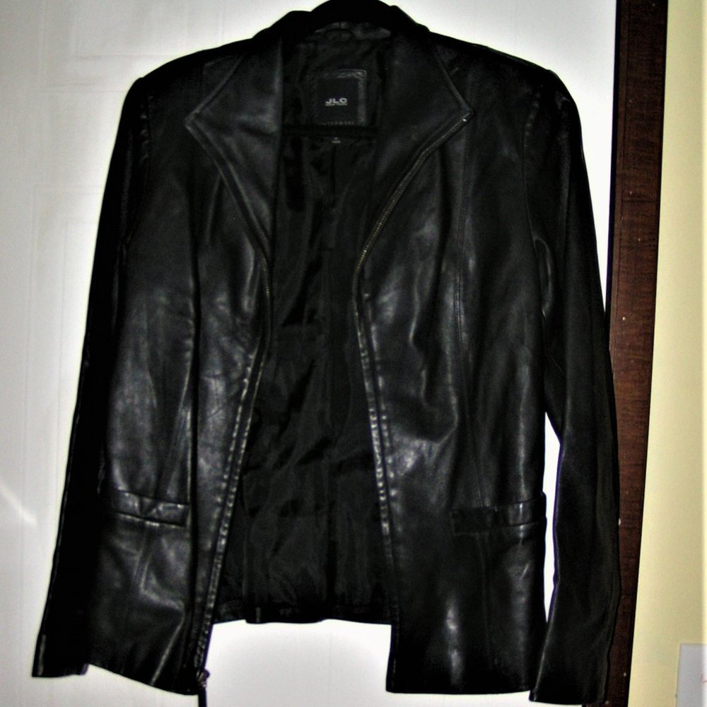 SOFT BLACK LEATHER SUPER COOL JACKET S/M